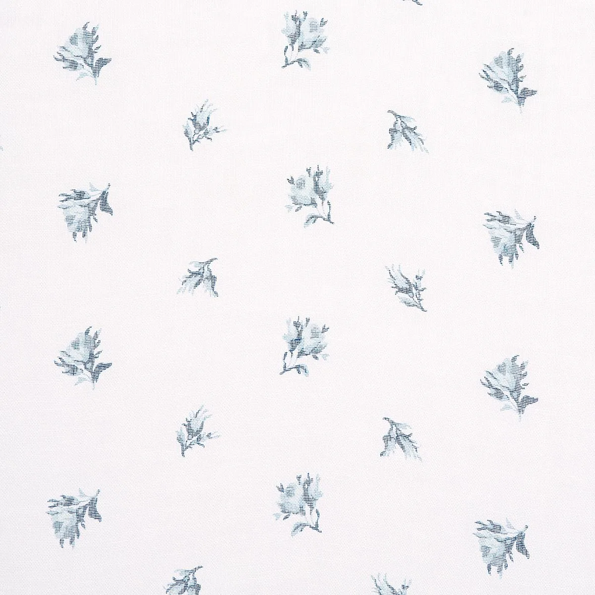 Schumacher 180831 Margie Floral Sheer Soft Blue fabric swatch
