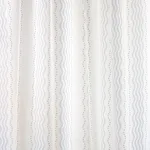 Schumacher 182011 Margot Linen Sheer Blue fabric swatch