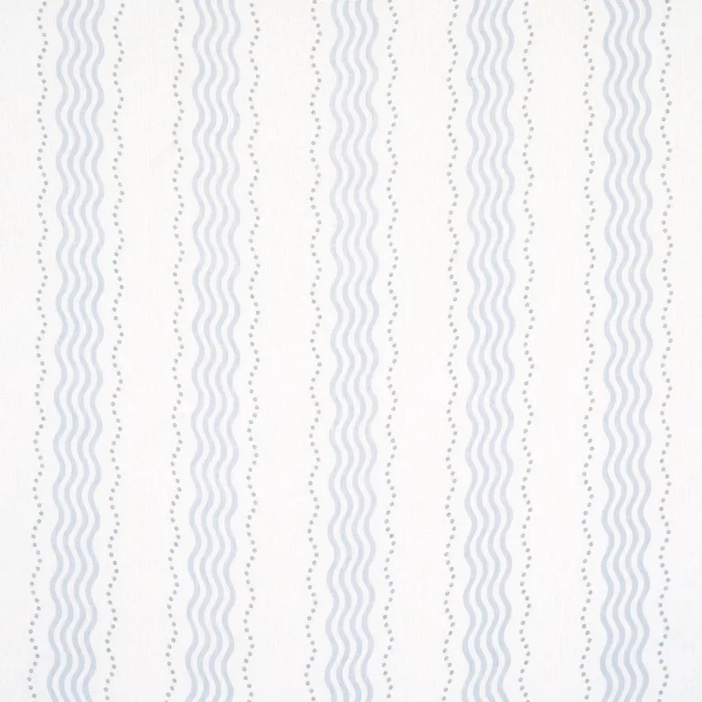 Schumacher 182011 Margot Linen Sheer Blue fabric swatch