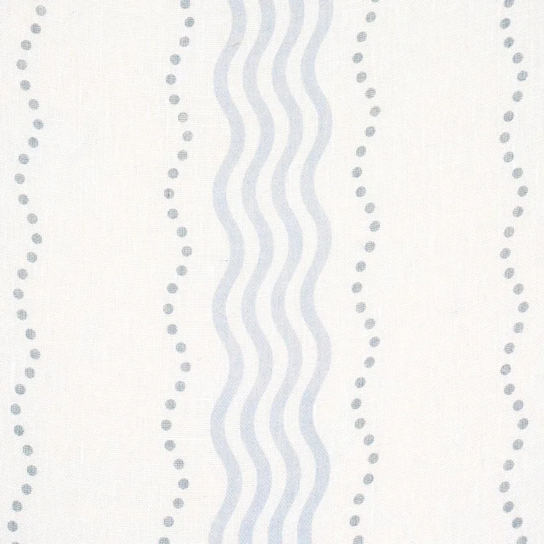 Schumacher 182011 Margot Linen Sheer Blue fabric swatch