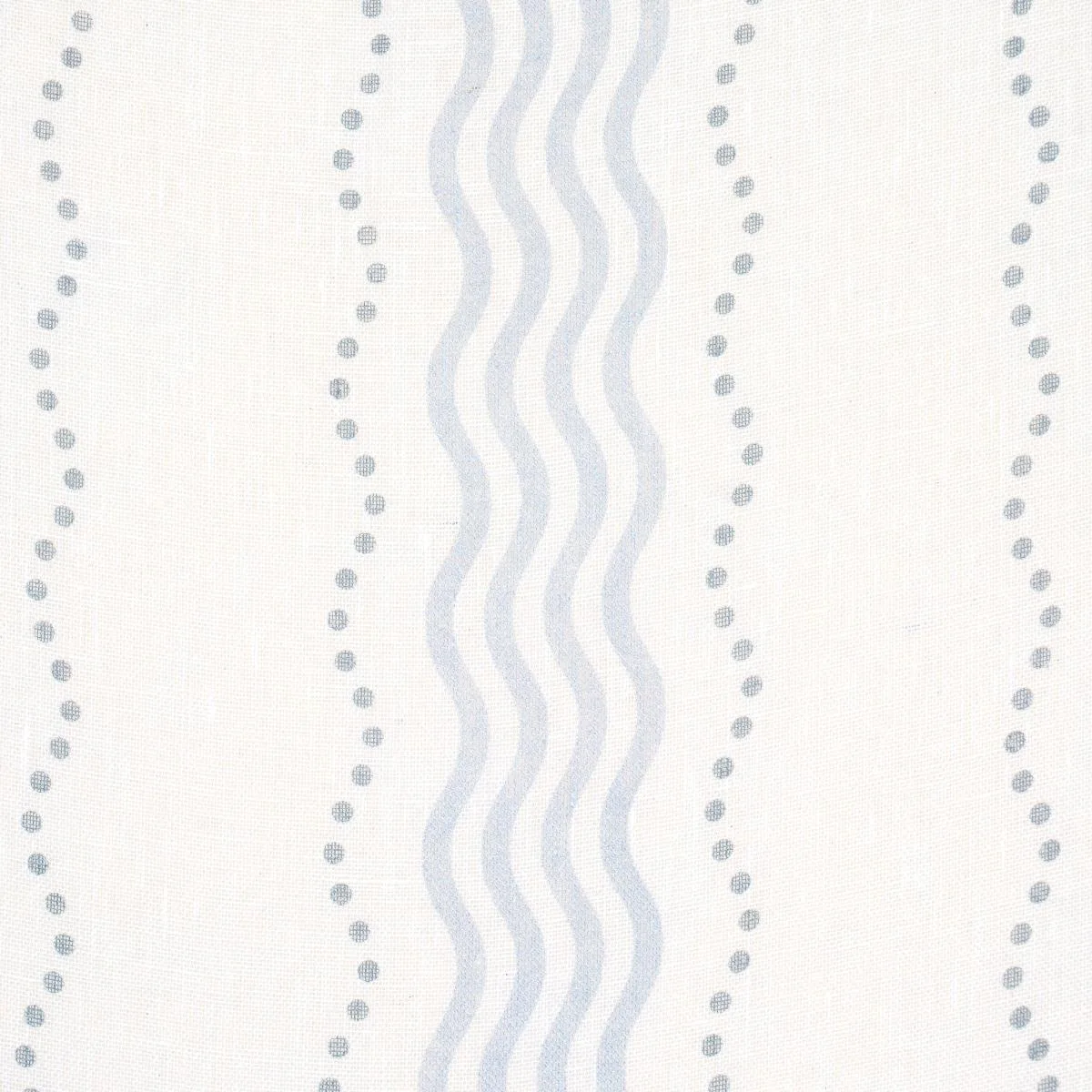 Schumacher 182011 Margot Linen Sheer Blue fabric swatch