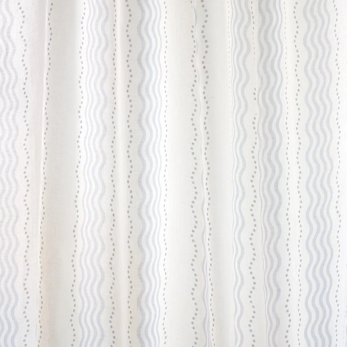 Schumacher 182011 Margot Linen Sheer Blue fabric swatch