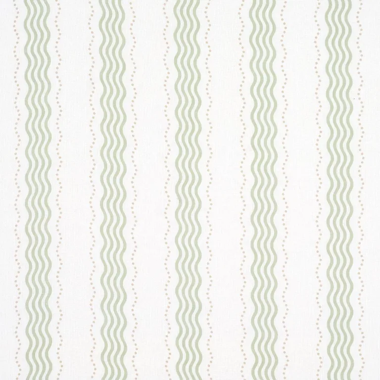 Schumacher 182010 Margot Linen Sheer Green fabric swatch