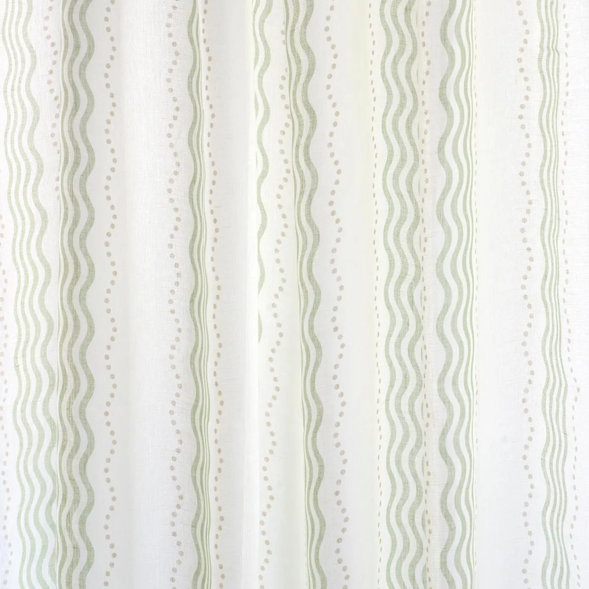 Schumacher 182010 Margot Linen Sheer Green fabric swatch