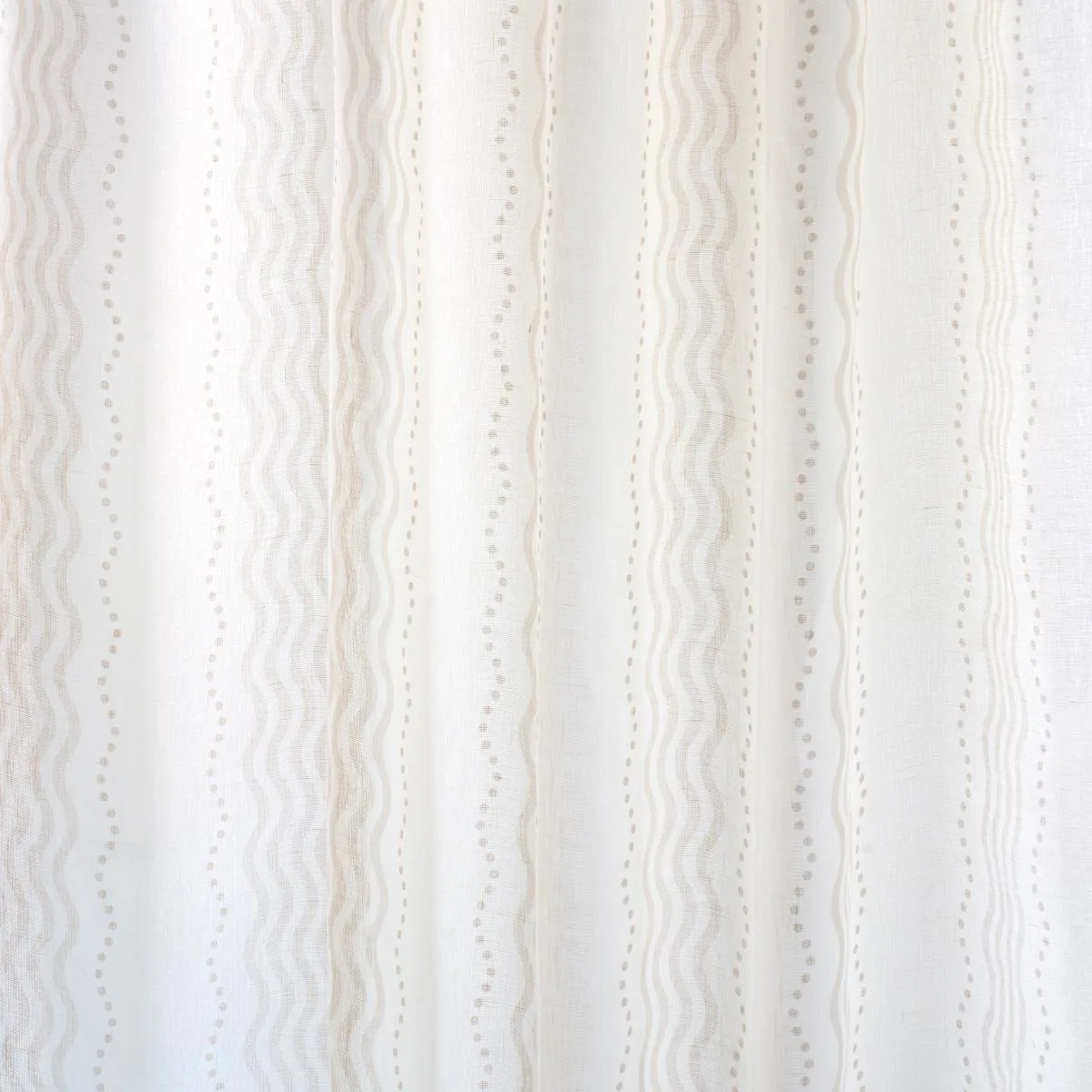 Schumacher 182012 Margot Linen Sheer Neutral fabric swatch
