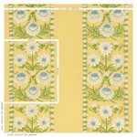 Schumacher 72333 Marguerite Embroidery Buttercup fabric swatch