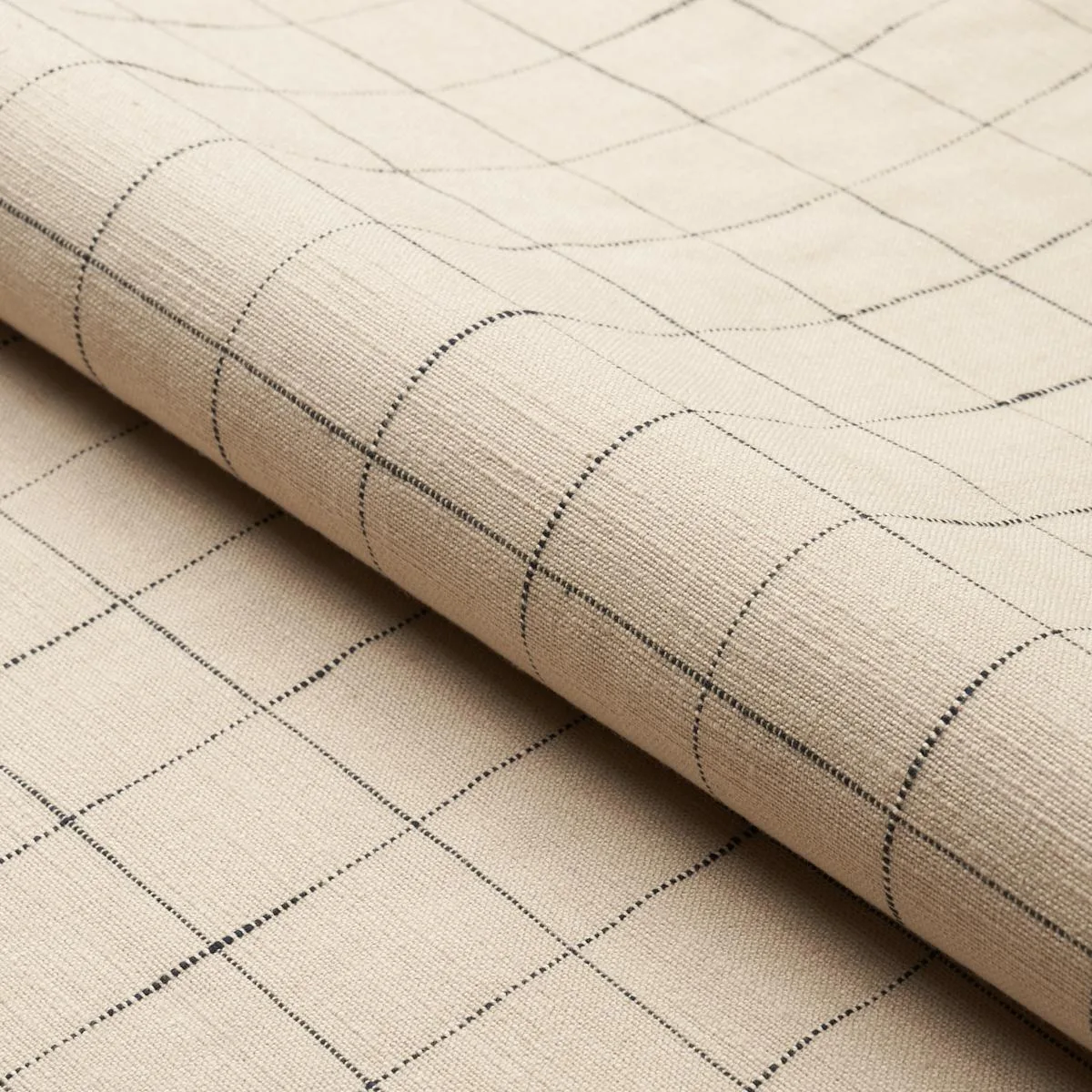 Schumacher 76774 Marietta Flax fabric swatch