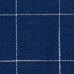 Schumacher 76770 Marietta Indigo fabric swatch