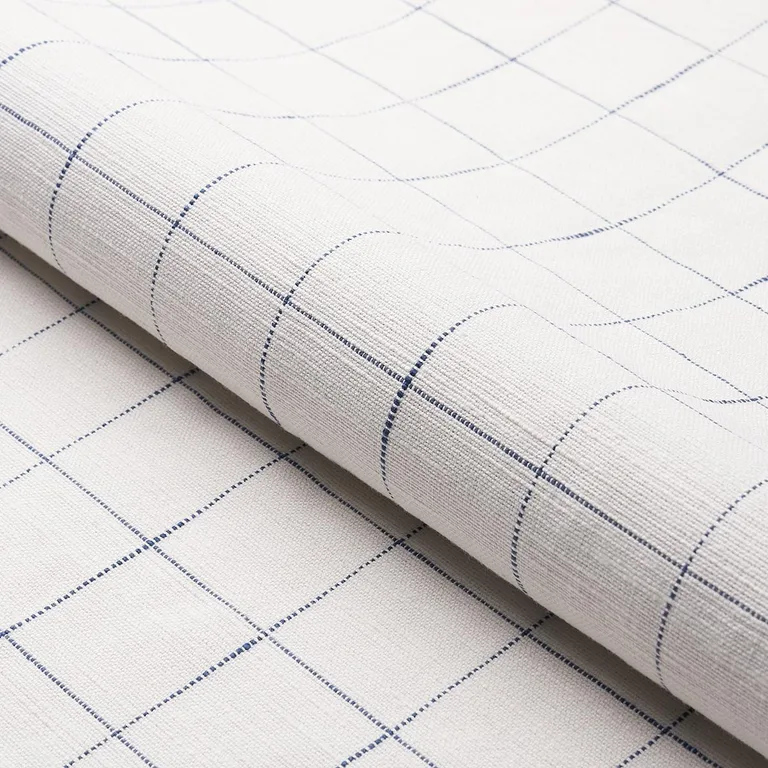Schumacher 76775 Marietta Navy fabric swatch