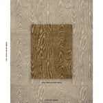 Schumacher 82750 Marisa Moire Velvet Camel fabric swatch