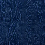 Schumacher 82752 Marisa Moire Velvet Lapis fabric swatch