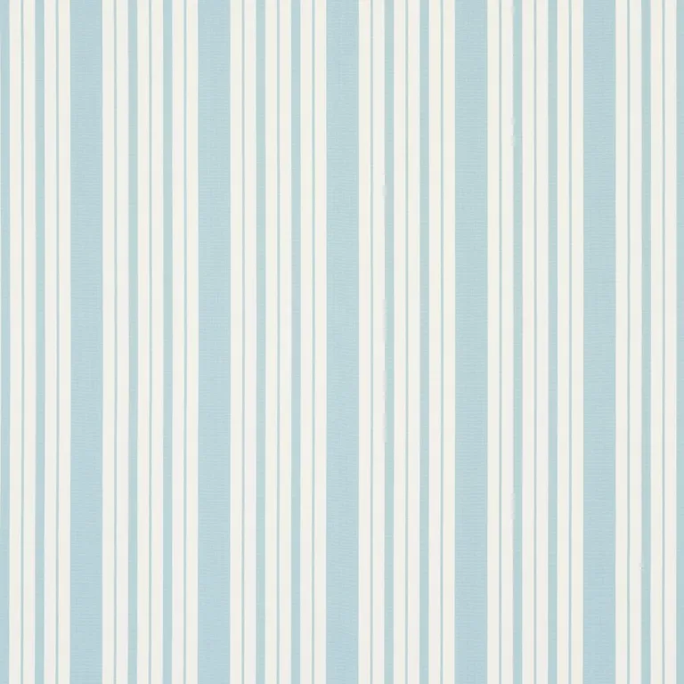Schumacher 83802 Markie Stripe China Blue fabric swatch