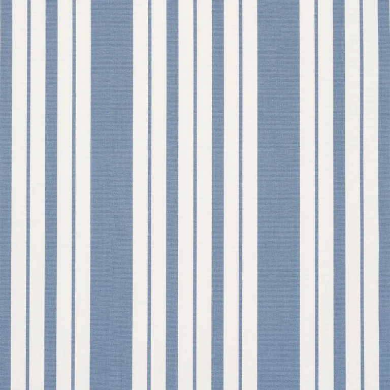 Schumacher 83800 Markie Stripe Cobalt fabric swatch