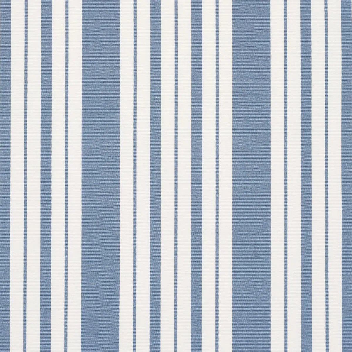 Schumacher 83800 Markie Stripe Cobalt fabric swatch