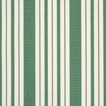 Schumacher 83804 Markie Stripe Emerald fabric swatch