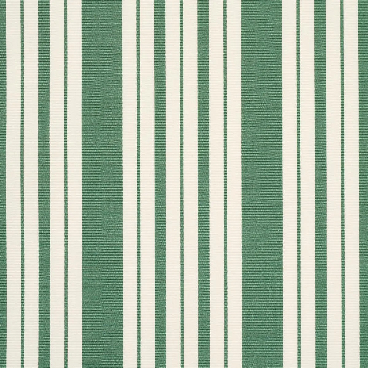 Schumacher 83804 Markie Stripe Emerald fabric swatch
