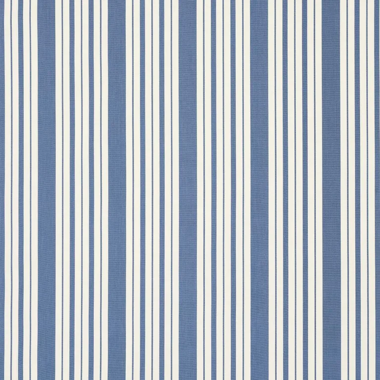 Schumacher 83801 Markie Stripe Indigo fabric swatch
