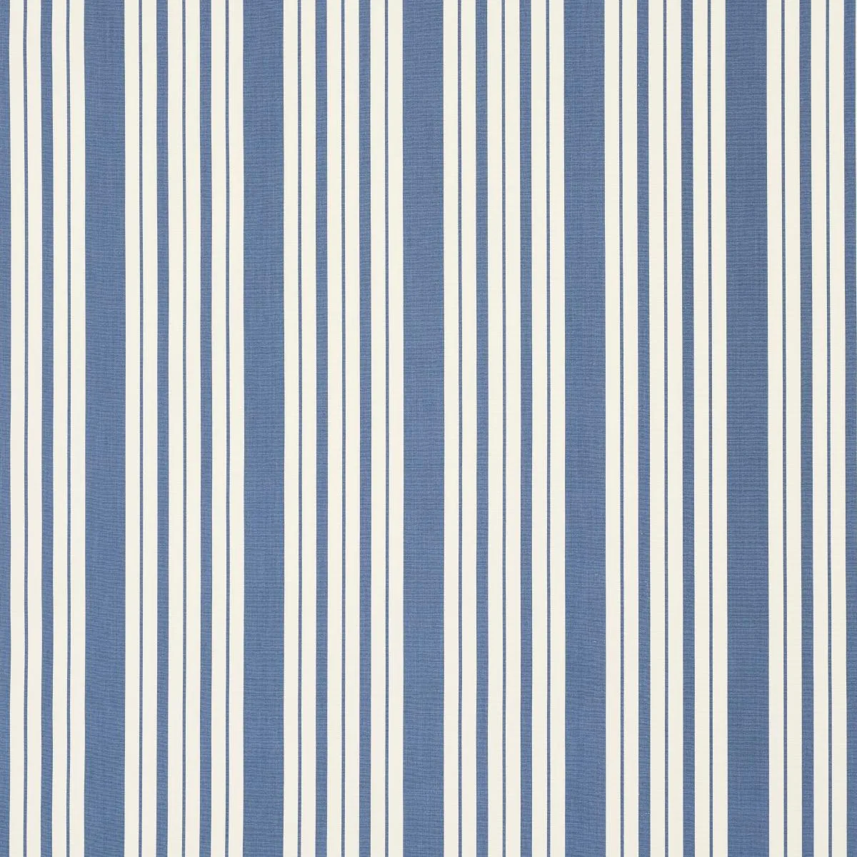 Schumacher 83801 Markie Stripe Indigo fabric swatch