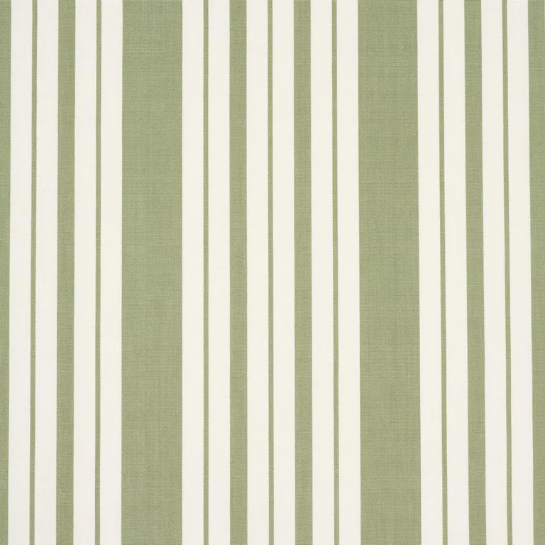 Schumacher 83803 Markie Stripe Leaf Green fabric swatch