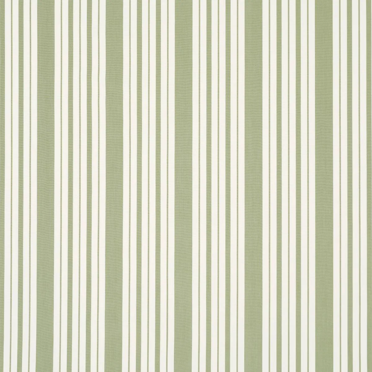 Schumacher 83803 Markie Stripe Leaf Green fabric swatch