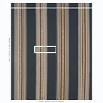 Schumacher 78600 Markova Stripe Black fabric swatch