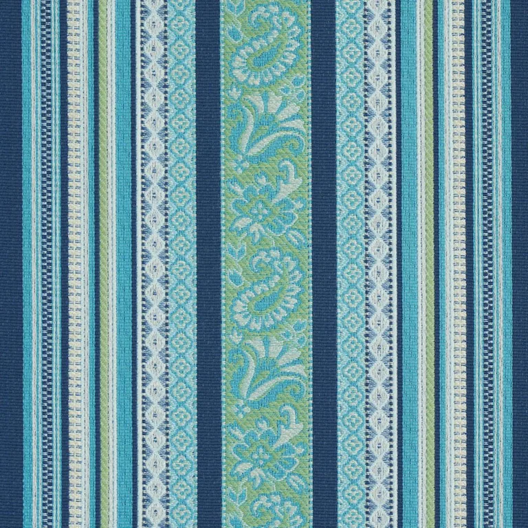 Schumacher 78602 Markova Stripe Navy fabric swatch