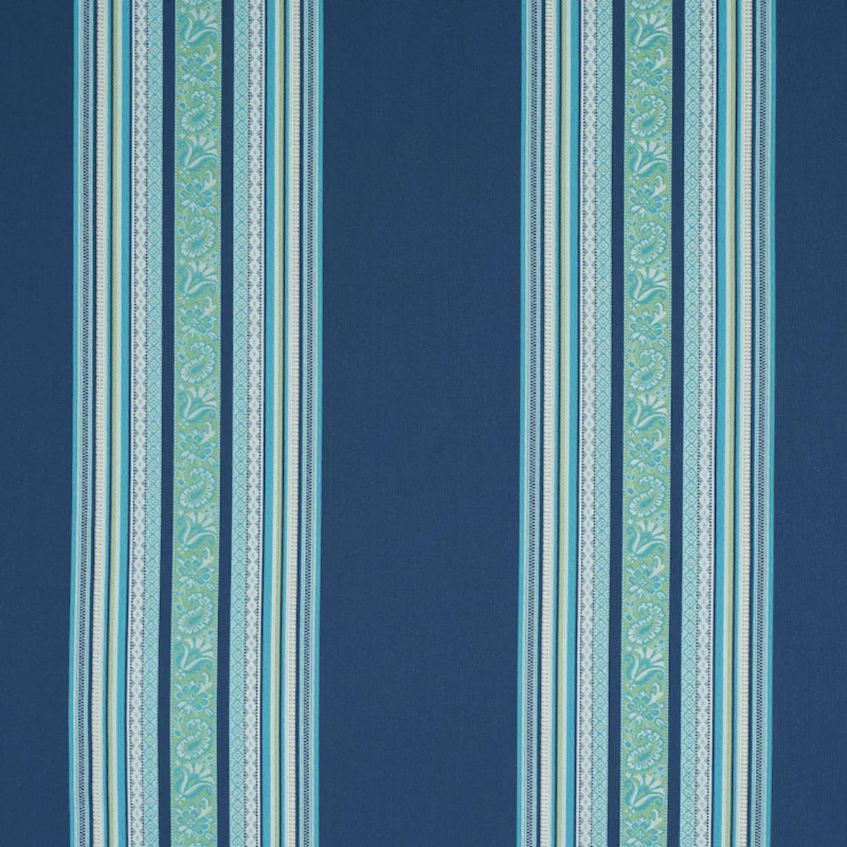 Schumacher 78602 Markova Stripe Navy fabric swatch