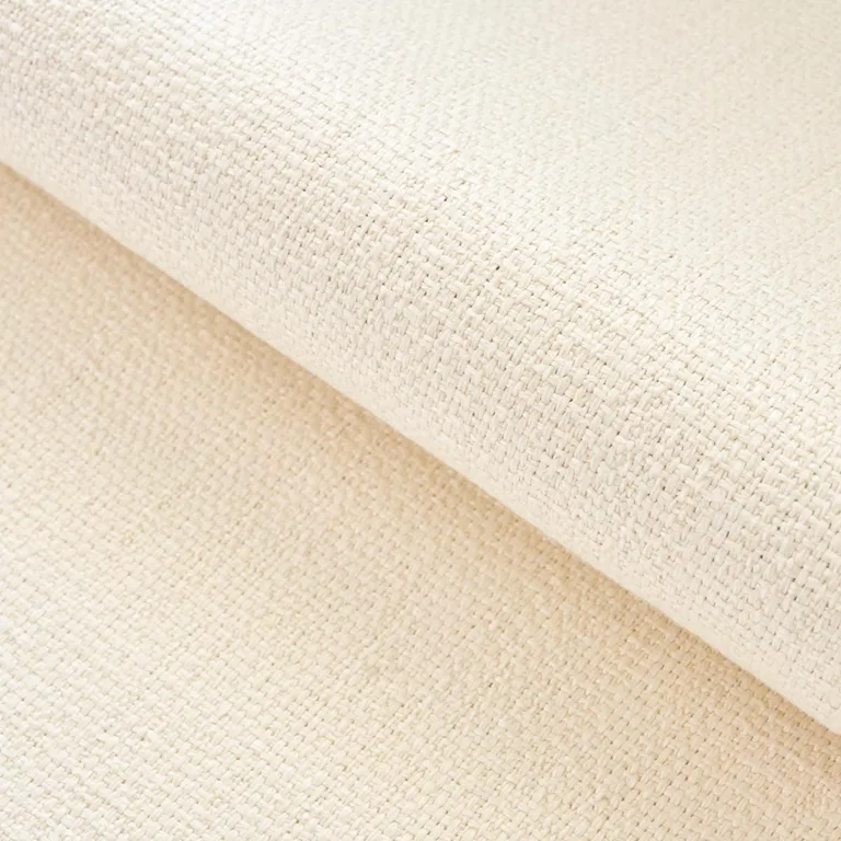 Schumacher 81270 Marli Indoor/Outdoor Hemp Ivory fabric swatch