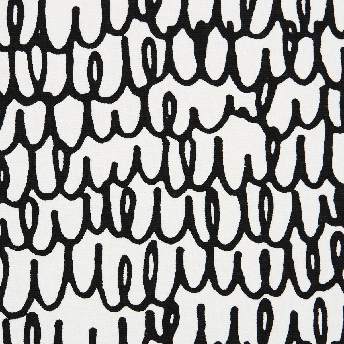 Schumacher 180391 Marlowe Black fabric swatch
