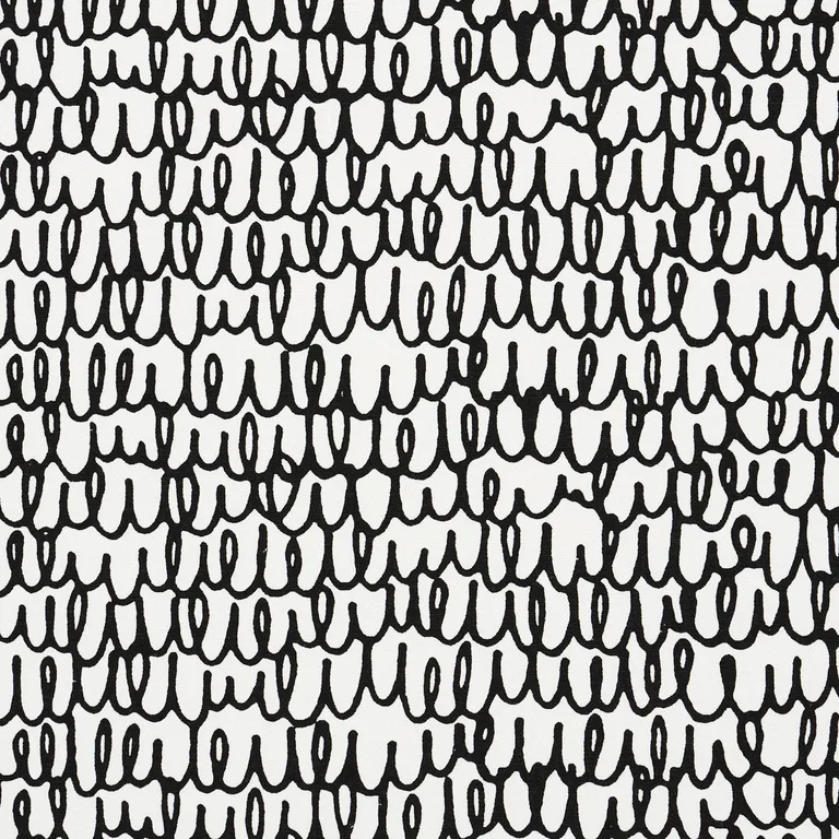 Schumacher 180391 Marlowe Black fabric swatch