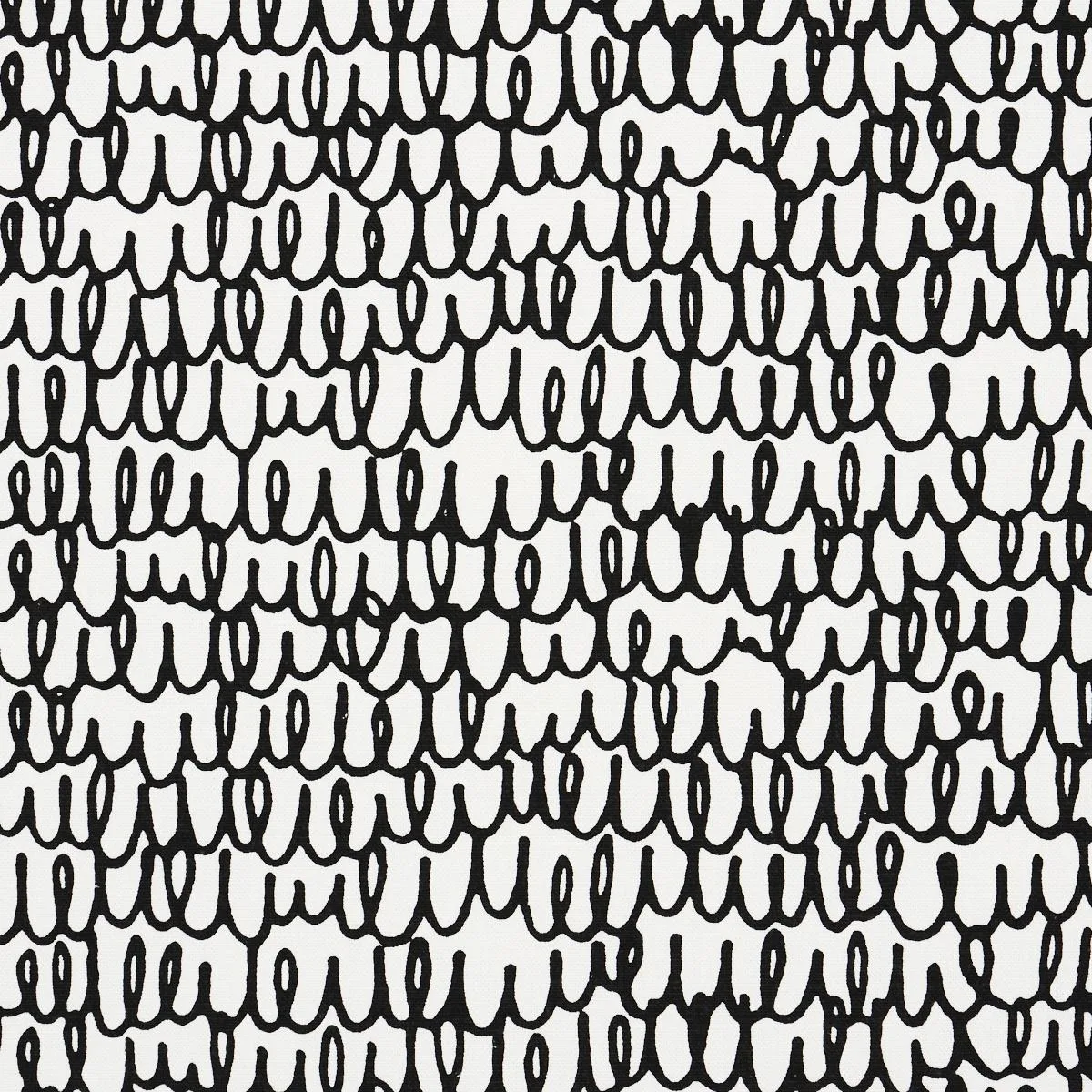 Schumacher 180391 Marlowe Black fabric swatch