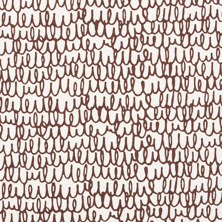 Schumacher 180392 Marlowe Brown fabric swatch