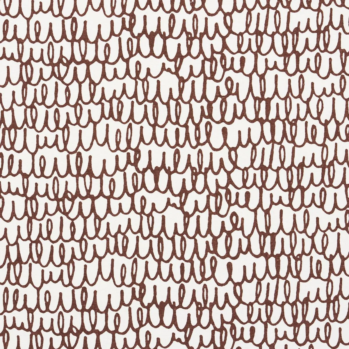 Schumacher 180392 Marlowe Brown fabric swatch