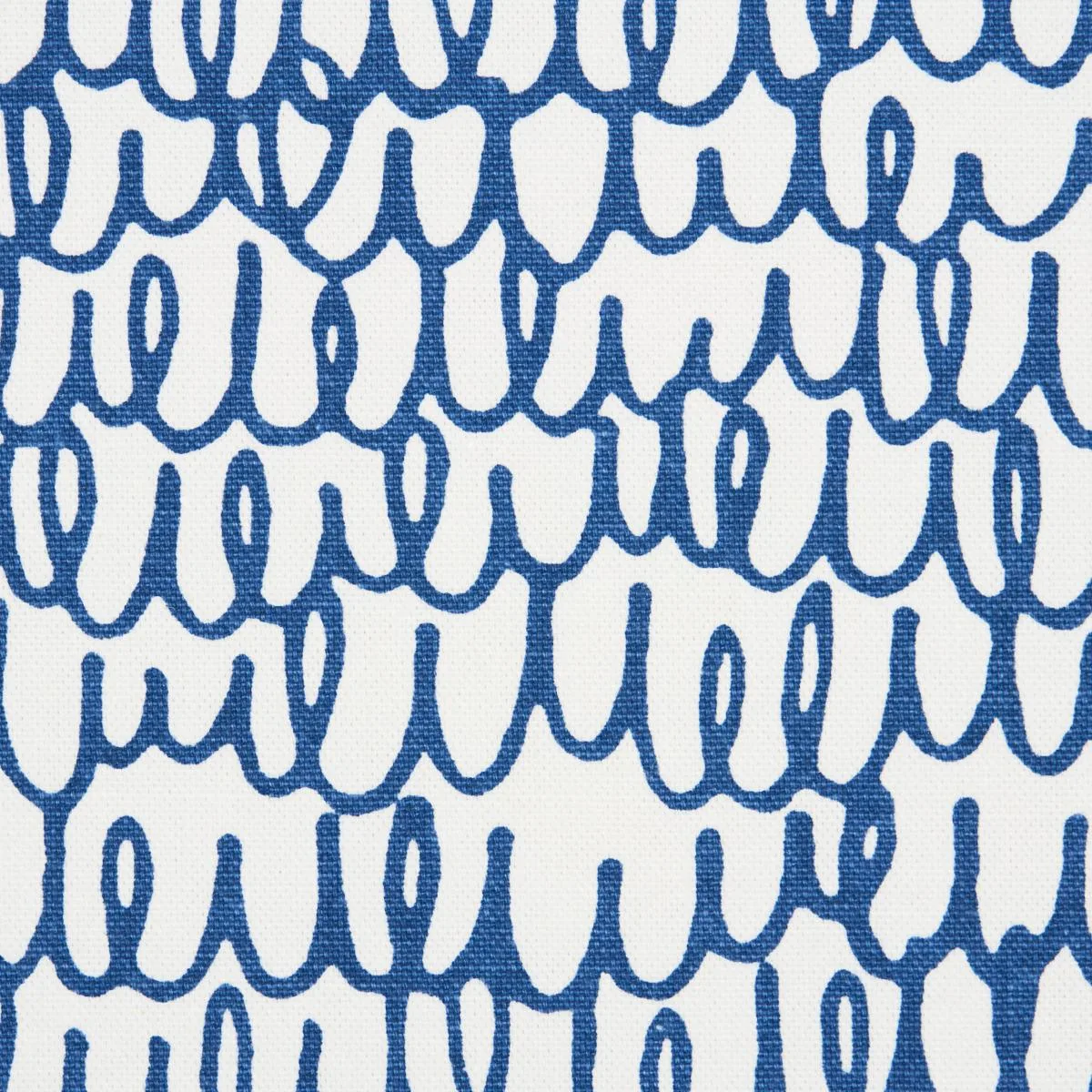 Schumacher 180390 Marlowe Navy fabric swatch