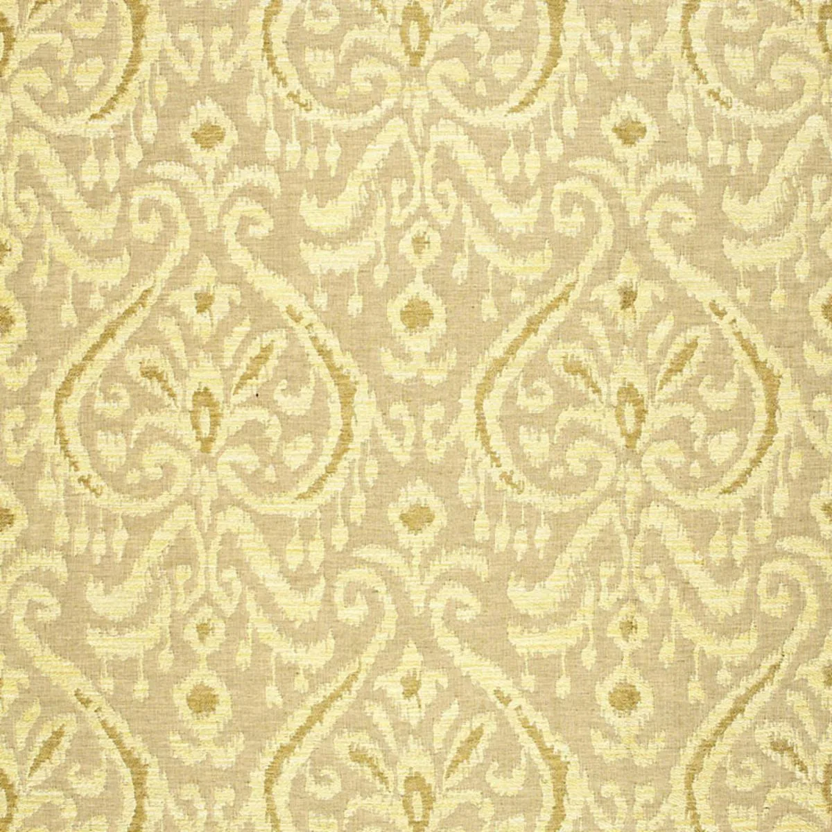 Schumacher 65633 Maroc Linen Damask Sauterne fabric swatch