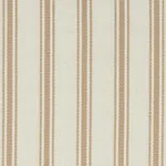 Schumacher 82202 Marquet Ticking Stripe Sand fabric swatch