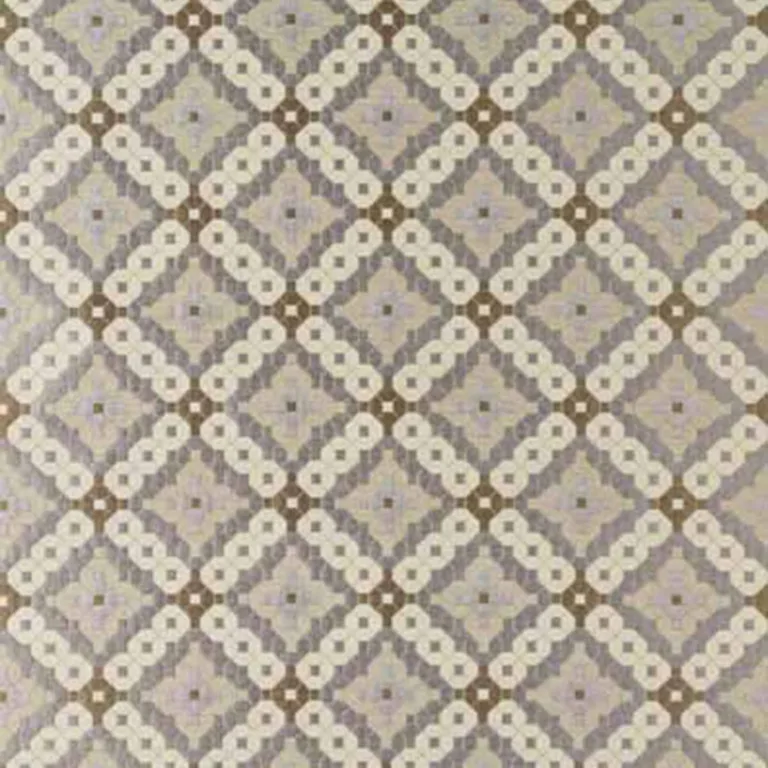 Schumacher 63370 Marrakesh Silver fabric swatch