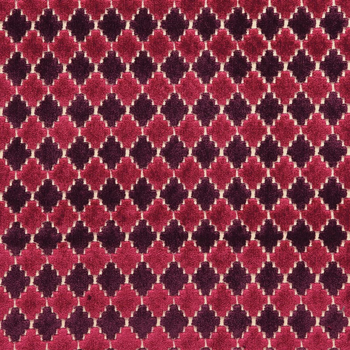 65640 Marrakesh Velvet Black Cherry Fabric