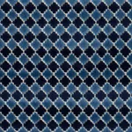 Schumacher 65645 Marrakesh Velvet Indigo fabric swatch