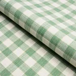 Schumacher 81411 Martina Plaid Indoor/Outdoor Green fabric swatch