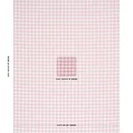Schumacher 81414 Martina Plaid Indoor/Outdoor Pink fabric swatch