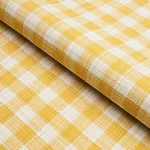 Schumacher 81413 Martina Plaid Indoor/Outdoor Yellow fabric swatch
