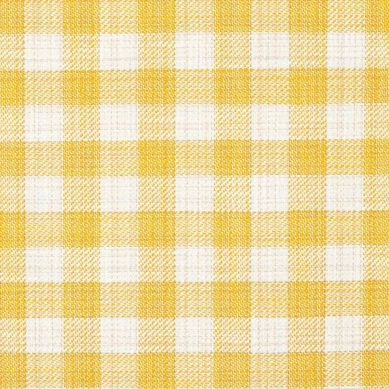 Schumacher 81413 Martina Plaid Indoor/Outdoor Yellow fabric swatch