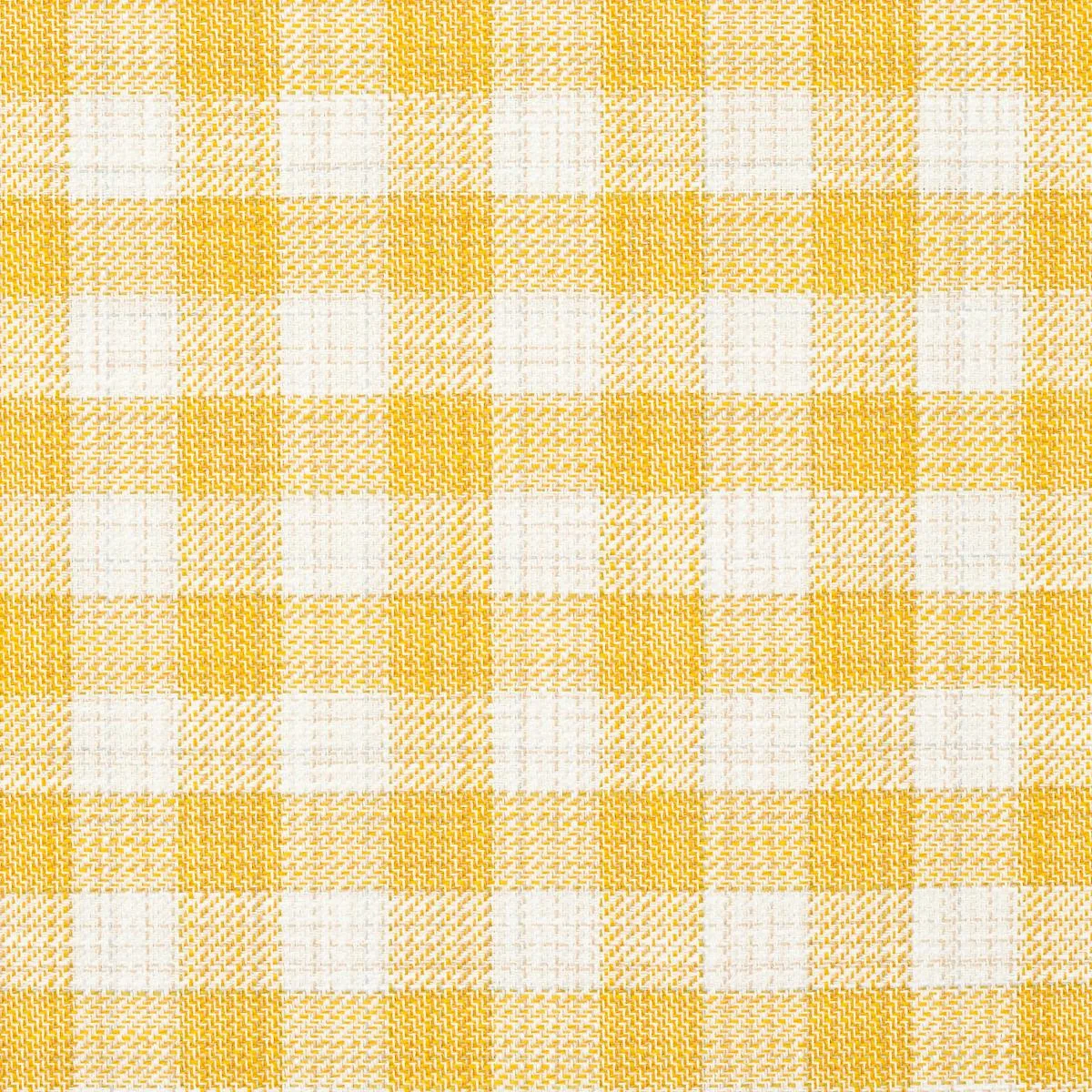 Schumacher 81413 Martina Plaid Indoor/Outdoor Yellow fabric swatch