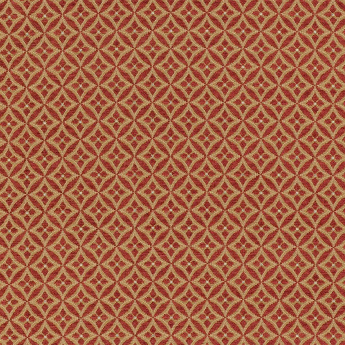 Schumacher 55721 Martine Weave Rosewood fabric swatch
