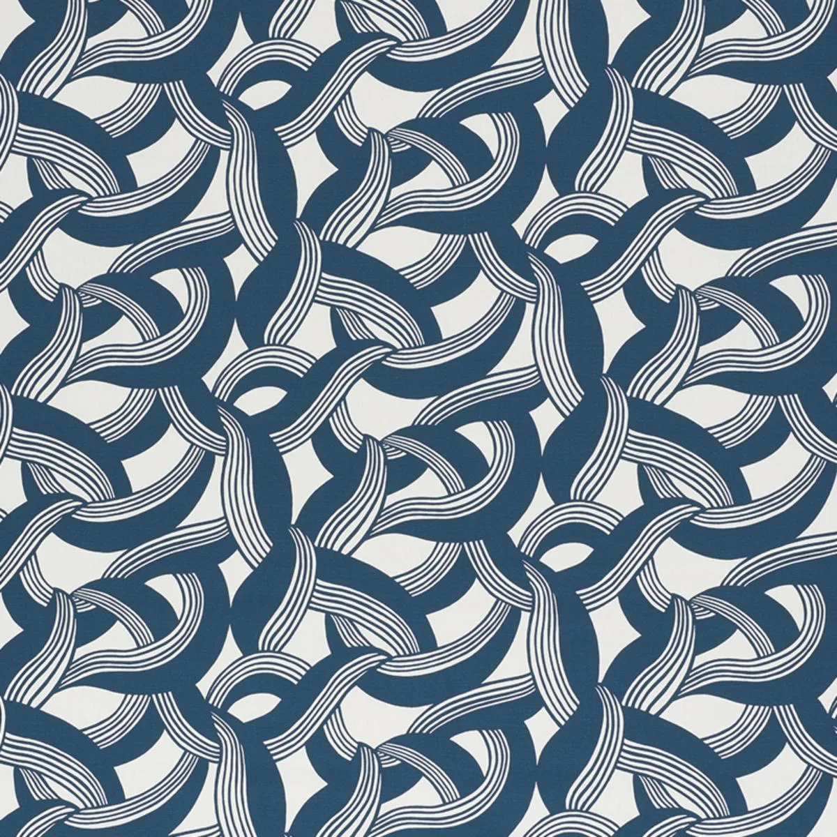 Schumacher 178032 Martingale Blue fabric swatch