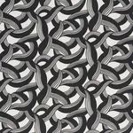 Schumacher 178031 Martingale Carbon fabric swatch