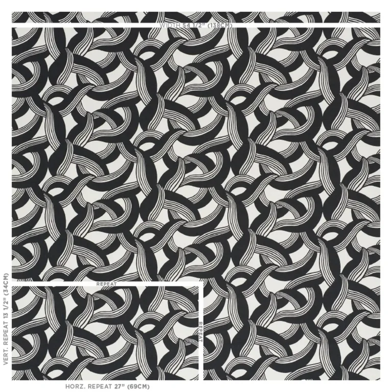 Schumacher 178031 Martingale Carbon fabric swatch