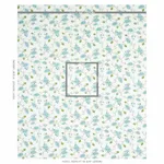 Schumacher 179451 Maryam Vine Peacock fabric swatch