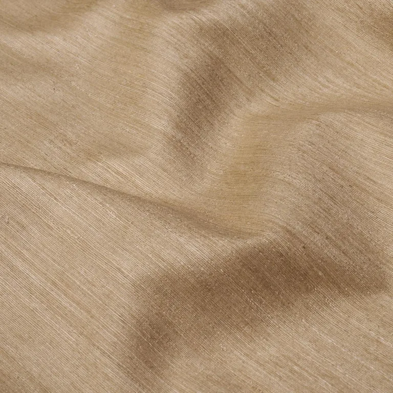 Schumacher 87222 Masara Handwoven Silk Beige fabric swatch